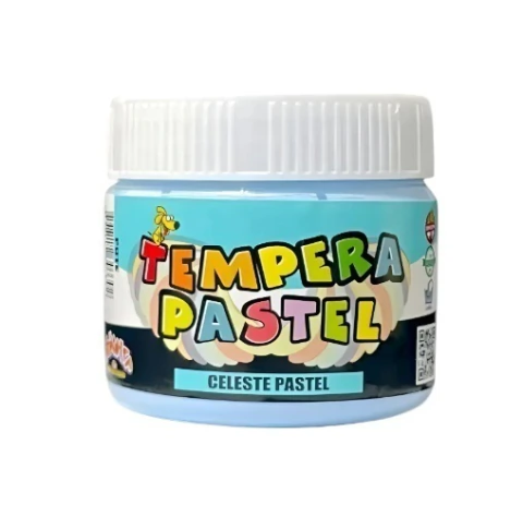 POTE DE TEMPERA DE 250 G COLORES PASTELES - Nanu Multigrafica