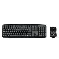 Perfect Choice Kit de Teclado y Mouse Alámbrico Conector USB Negro
