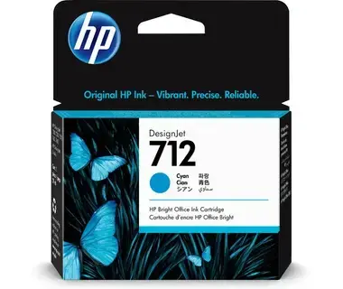 CARTUCHO HP 712 CIAN 29 ML PARA PLOTTER (3ED67A)