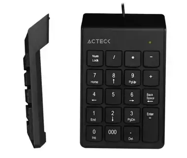 TECLADO NUMERICO ACTECK ALAMBRICO USB NEGRO INSPIRE TN200 AC-932622