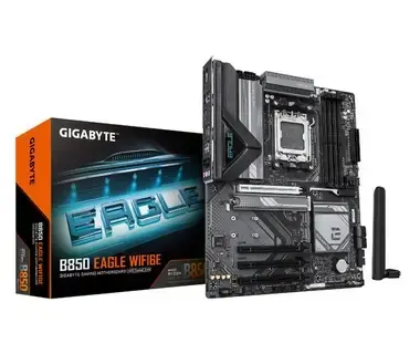 Tarjeta Madre Gigabyte B850 EAGLE WIFI6E - Socket AM5 - 4xDDR5 - 4400/5200/8200 MHz - HDMI - DisplayPort - ATX