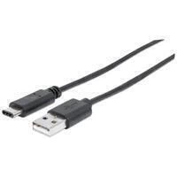 Manhattan Cable USB 353298 C V2.0 C-a 1.0 M Negro 480mbps