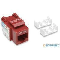 INTELLINET JACK,INTELLINET,210478, CAT 5E DE IMPACTO KEYSTONE ROJO