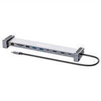 MANHATTAN Docking Station USB - C 10 en 1 con MST para Doble Monitor 4K