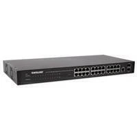 INTELLINET SWITCH 24 PUERTOS GIGABIT ADMINISTRABLE + 2 SFP