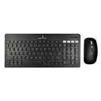 Perfect Choice Kit Teclado y Mouse Inalámbrico Recargable Negro Zebrary