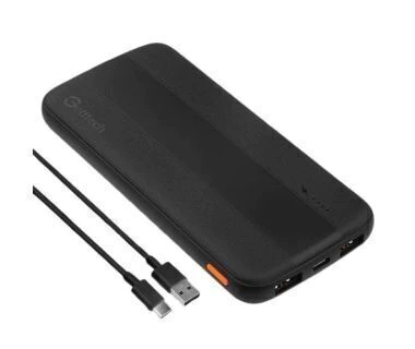 Getttech Power Bank 10000 mAh - Carga Rápida USB - C y USB - A - GBN - E10FC - 01