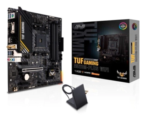ASUS TUF GAMING A520M - PLUS WiFi, Socket AM4, Micro ATX, 4 DDR4 - SDRAM, WiFi, Bluetooth