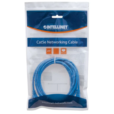 INTELLINET Cable de Red Intellinet Cat6, UTP, RJ-45, CCA, 50cm, Azul - comprar en línea