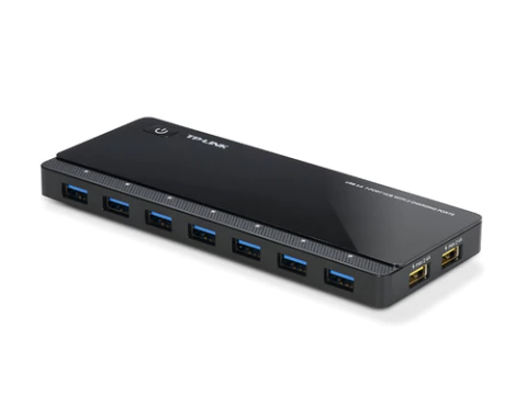TP-LINK HUB TP-Link UH720 Interfaz USB 3.2 Micro-B, 9 USB A 3.1, 1m, Velocidad 5000 Mbit/s, Negro - comprar en línea