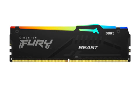 KINGSTON Memoria Ram Kingston FURY Beast Disipador RGB, 16GB DDR5, 5600MHz, XMP+EXPO - comprar en línea