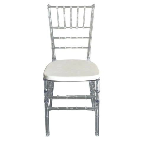 MODAMOB Silla MODAMOB modelo Tiffany, cristalina/transparente, 90 x 39.35 x 39.5cm, 4.35kg, incluye asiento acolchado - comprar en línea