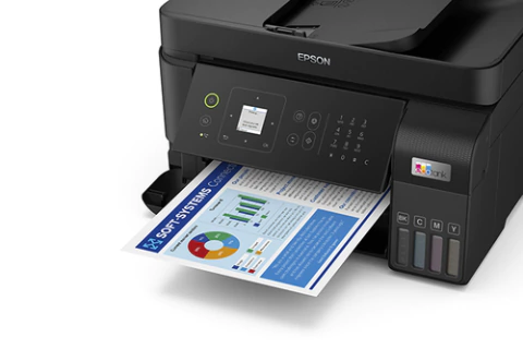 EPSON Multifuncional EcoTank L5590, Inyección de Tinta, 4800 x 1200 dpi, A4, Negro en internet