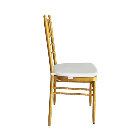 MODAMOB Silla MODAMOB modelo Tiffany, Metalica, color dorado, 91.5 x 39.5 x 40cm, 4.0 kg, ¡cojin de regalo! en internet