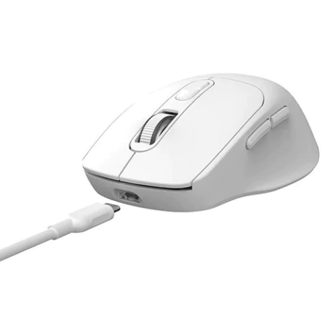STYLOS Mouse Inalambrico Stylos STPMOI8W, 7 Botones, 1600 DPI, Recargable, Blanco en internet