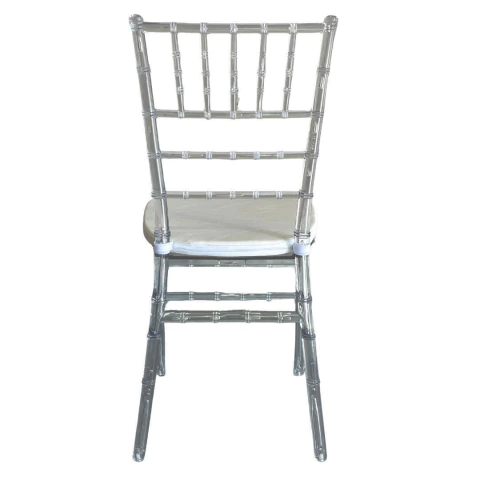 MODAMOB Silla MODAMOB modelo Tiffany, cristalina/transparente, 90 x 39.35 x 39.5cm, 4.35kg, incluye asiento acolchado - Arroba Solutions
