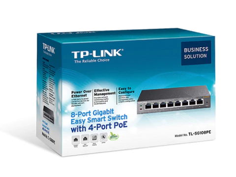 Imagen de TP - LINK Switch TL - SG108, 8 Puertos Gigabit 10/100/1000Mbps No Administrado