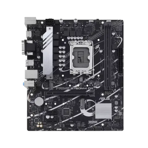 ASUS PRIME B760M - K D4 Motherboard LGA1700, 2x DDR4, HDMI, PCIe 4.0, Micro ATX