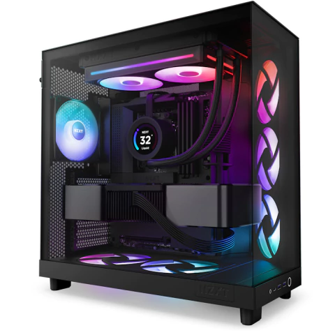 Nzxt Kit 2 Ventiladores U240 Unibody RGB Black 240 Mm Single Frame - tienda en línea