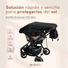 Manta UV mirarí- Negro - comprar online