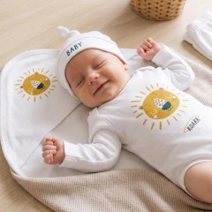 Imagen de Ajuar Mirarí Bienvenida 5 Piezas - Diseño Exclusivo Recién Nacido