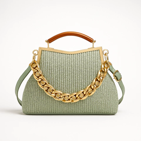 Bolsa Top Handle Com Correntaria Cecília - comprar online