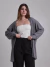 Imagem do Cardigan Longo Tricot Louise Chumbo