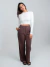 Imagem do Pantalona Alfaiataria Florence Marrom