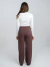 Pantalona Alfaiataria Florence Marrom - Nina Basics