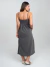 Vestido Midi Filipa Chumbo - Nina Basics