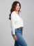 blusa manga longa viscotricot off white - comprar online