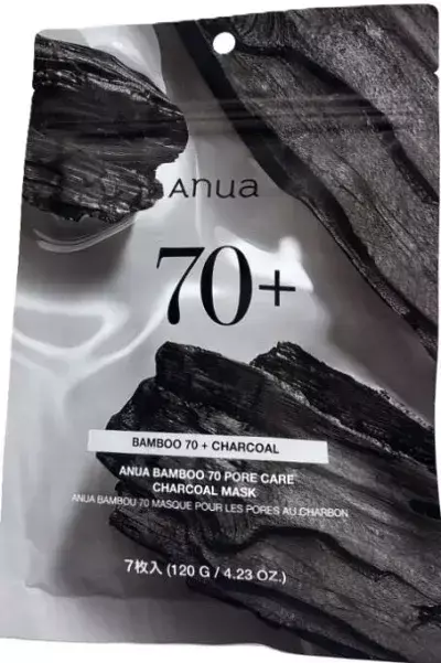 Anua Bamboo 70+ Charcoal Mask