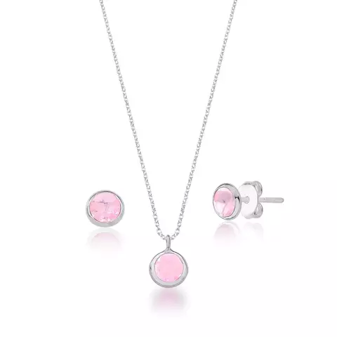 Conjunto Ponto de Luz Rosa Tamanho:45cm