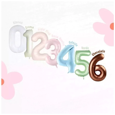 Globo Numero 32" (70 cm) - Colores Neutros - comprar online