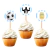 Cupcakes Toppers Argentina x10 - Papel - comprar online