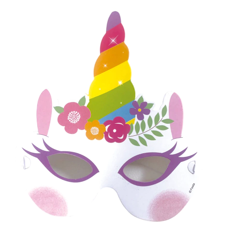 Antifaz Unicornio Sweet x 6 - Carton - comprar online