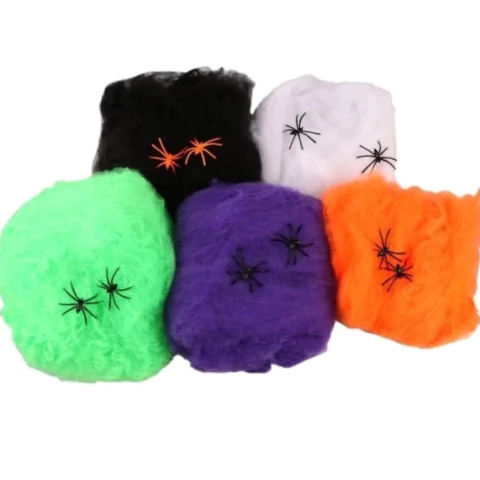 Telaraña decorativa - Naranja y Negra - comprar online