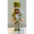Cascanueces Soldado Blanco y Gold con Tambor - 15 cm madera
