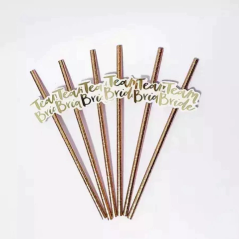 Sorbetes "Team Bride" x 10 - polipapel 20 cm - comprar online