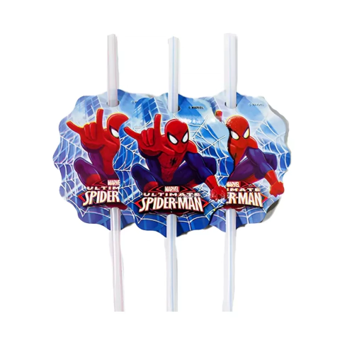 Sorbetes Spiderman x6 - Plastico 21 cm - comprar online