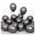 Globos 12" Pop Balloon Chrome x 5 - Dorado, Plateado y Negro - CapyGlow