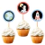 Cupcakes Toppers Espacial x10 - Papel en internet