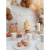 Plato Hansel y Gretel color nude - Vichy - Cuadros x8 - Polipapel 18 cm - comprar online