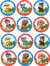 Stickers Paw Patrol x 12 - Troquelados en internet