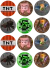 Stickers Minecraft x 12 - Troquelados en internet