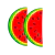 Plato Sandia x6 - Polipapel 17 cm en internet