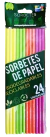 Sorbetes Colores Fluo x 24 - Polipapel 20 cm en internet