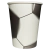 Vaso Futbol x6 - Polipapel 226 ml - CapyGlow