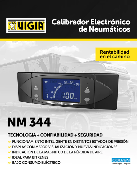 Calibrador Electrónico de Neumáticos Vigía NM-344