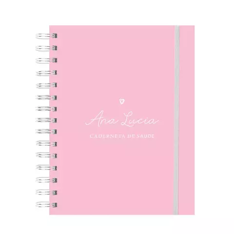 Caderneta de Vacinação - Clean Rosa - comprar online